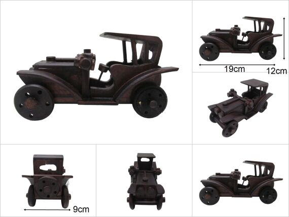 sd18902 dekoratif ahşap nostalji araba - 1