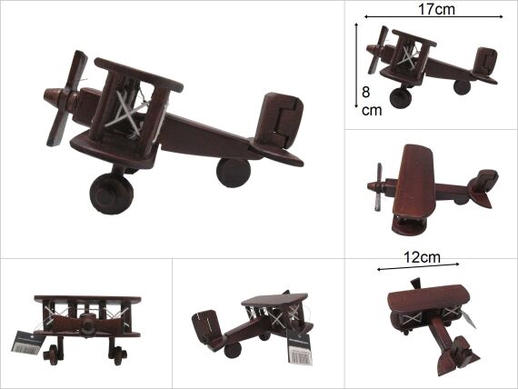 sd21129 dekoratif ahşap uçak - 1