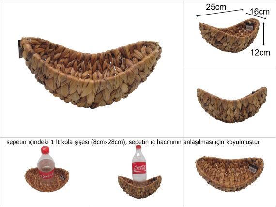 sd29253 dekoratif gondol no1 hasır sepet - 1