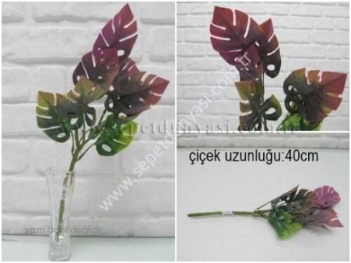 sd35370 yapay plastik çiçek yaprağı - 2