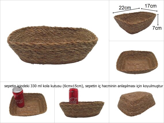 sd46298 dikdörtgen hasır sepet - 1