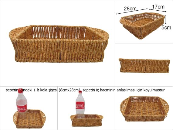 sd46820 pvc rattan örme no1 tepsi - 1