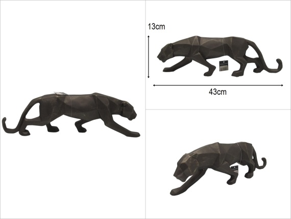 sd47652 dekoratif panter obje siyah - 1