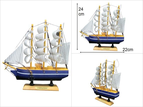 sd48006 ahşap yelkenli gemi - 1