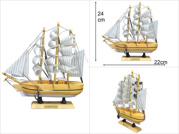 sd48007 ahşap yelkenli gemi - 1