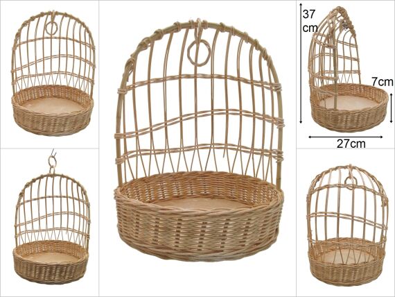 sd48233 dekoratif no3 rattan kafes sunum sepeti - 1