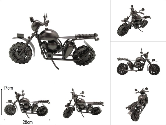 sd48278 dekoratif metal motosiklet - 1