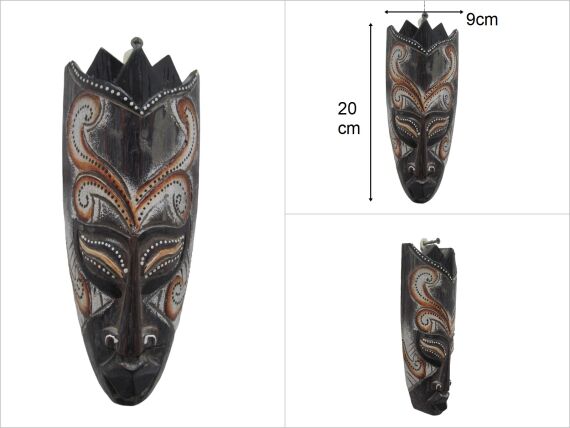 sd48335 otantik ahşap mask 20cm - 1