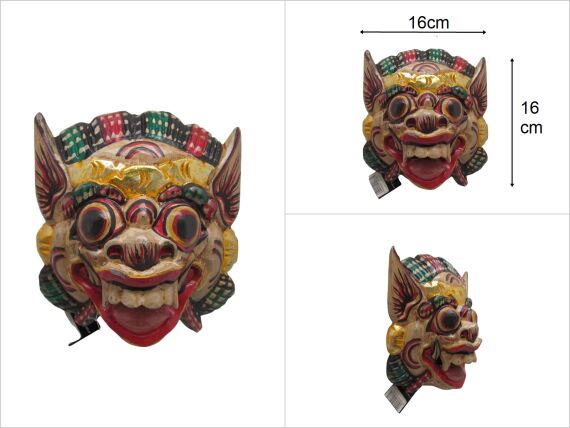 sd48388 dekoratif ahşap mask - 1