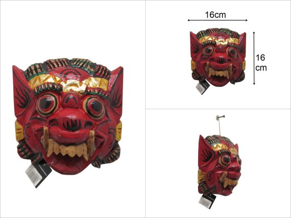 sd48389 dekoratif ahşap mask - 1