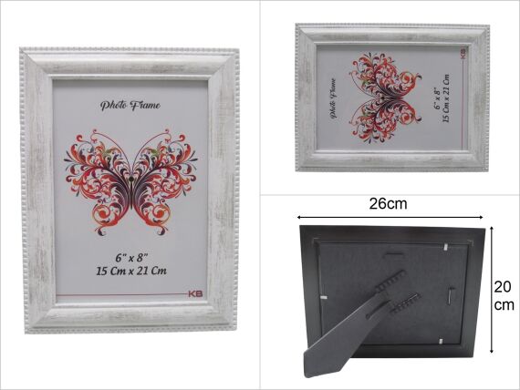 sd48576 eskitme beyaz 15x21cm fotoğraf çerçevesi - 1