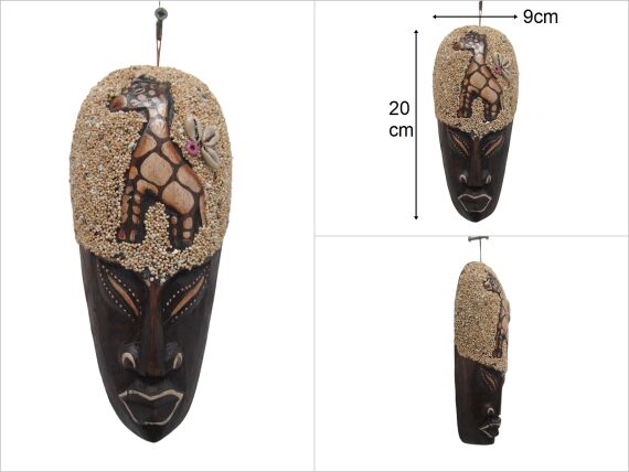 sd48670 otantik ahşap mask 20cm - 1