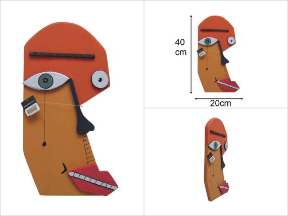 sd49104 ahşap PİCASSO MASK - 1