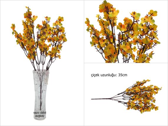 sd49184 dekoratif yapay çiçek demeti - 1