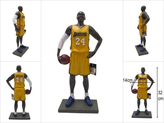 sd50082 dekoratif basketbolcu biblo Kobe Bryant asorti - 1